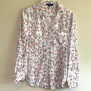 Velvet Heart Multi color long sleeve blouse. Size M. Used once.
